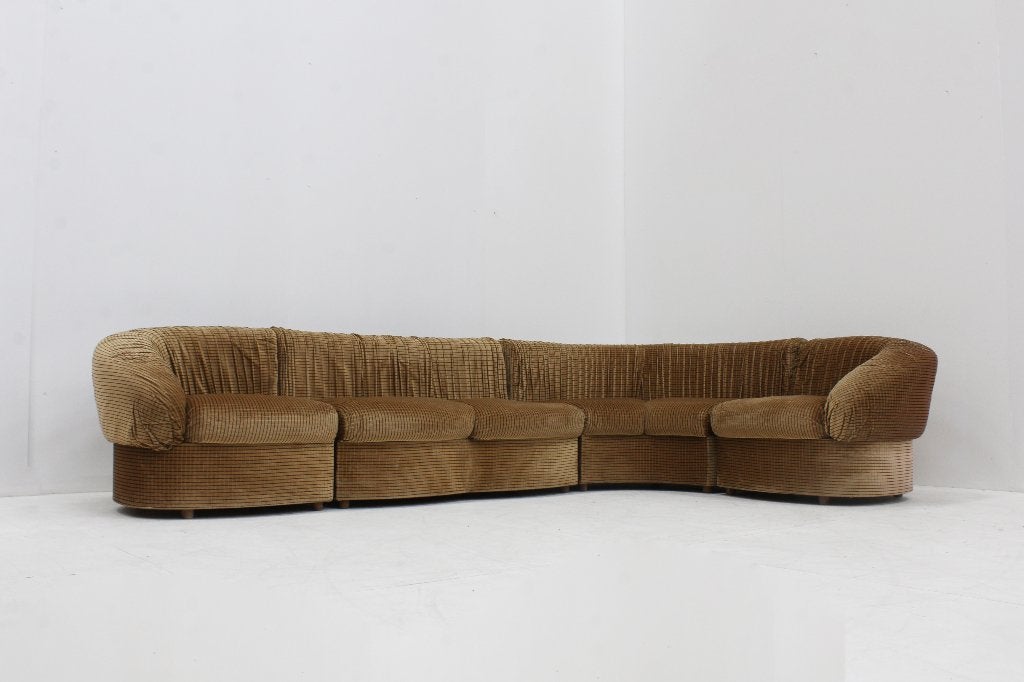 Vintage modulaire ronde sofa italiaans design jaren 70, Antiek en Kunst, Ophalen of Verzenden
