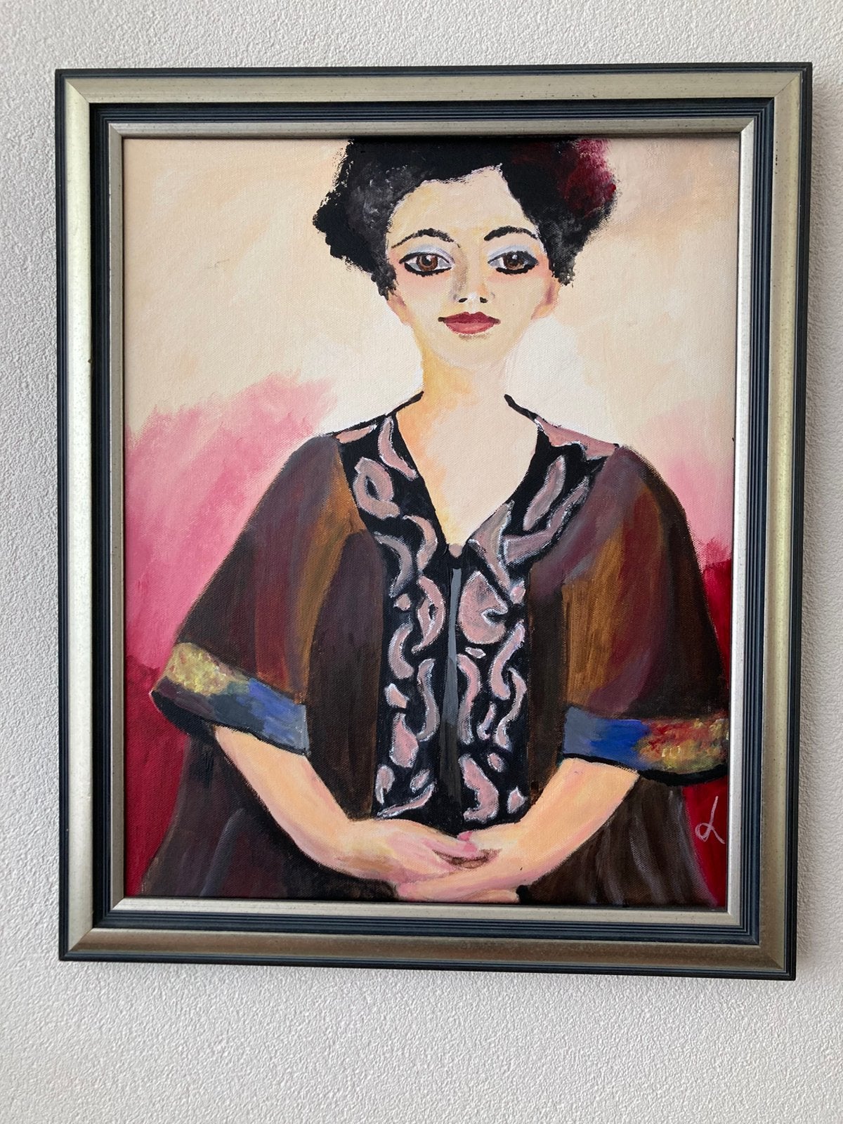 A la Kees van Dongen. Portrait d’Adele Besson, Antiek en Kunst, Kunst | Schilderijen | Modern, Ophalen of Verzenden