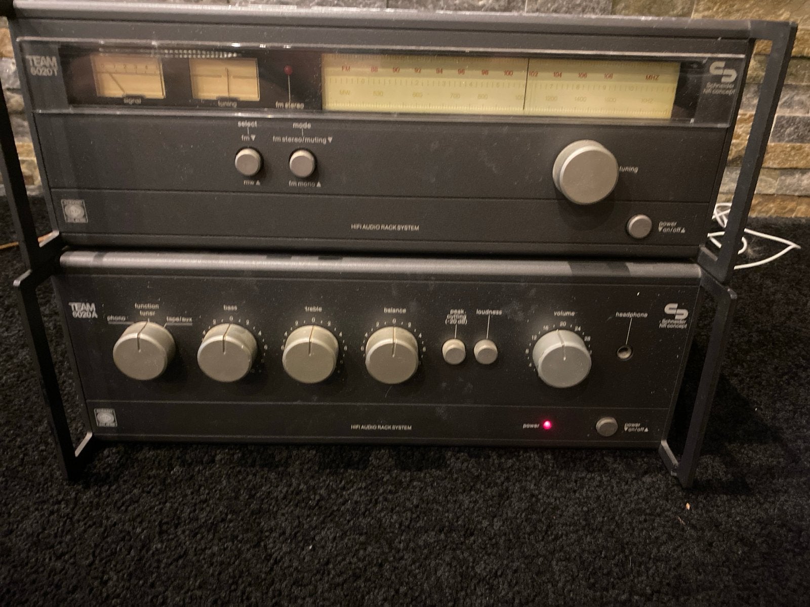 Grundig Team 6020 Hifi Audio Rack System, Overige merken, Gebruikt, Tuner of Radio, Losse componenten
