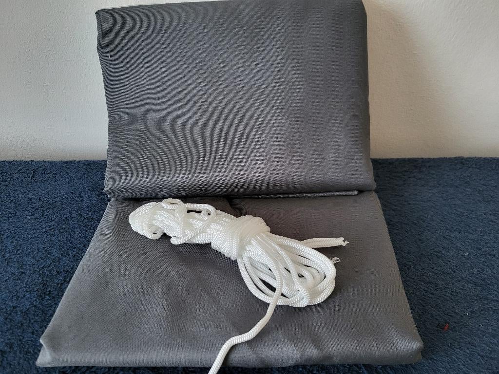 2 antraciet zonne/schaduwdoeken NIEUW zie omschrijving, Verzenden, Nieuw