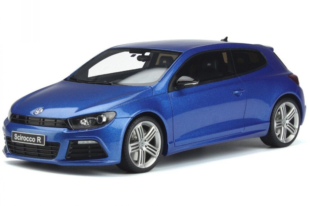 OttoMobile 1/18 Volkswagen Scirocco blauw OT390, Ophalen of Verzenden, Zo goed als nieuw, Auto, OttOMobile
