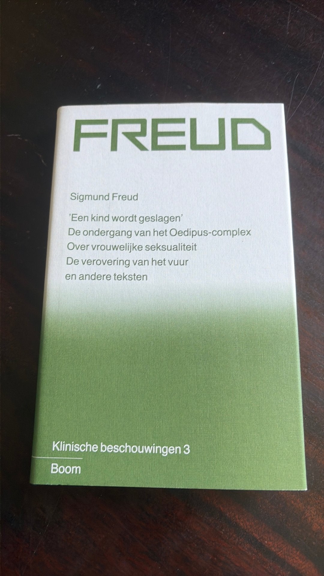 Freud - Sigmund Freud - Klinische Beschouwingen 3, Ophalen of Verzenden, Gelezen, Overige onderwerpen