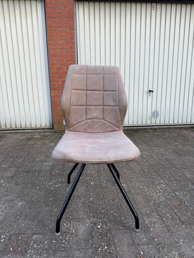 RV Design Eetkamerstoel - Beige/Taupe - Zo goed als nieuw, Overige kleuren, Ophalen of Verzenden, Zo goed als nieuw, Eén