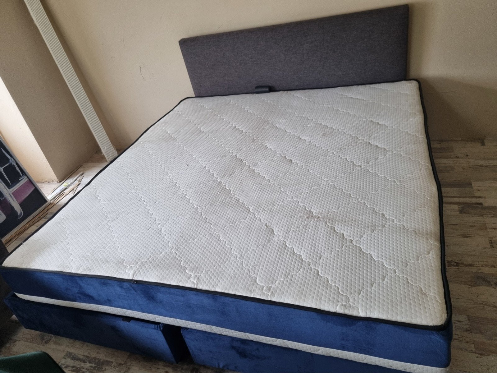 Kingsize boxspring, Ophalen of Verzenden, Tweepersoons