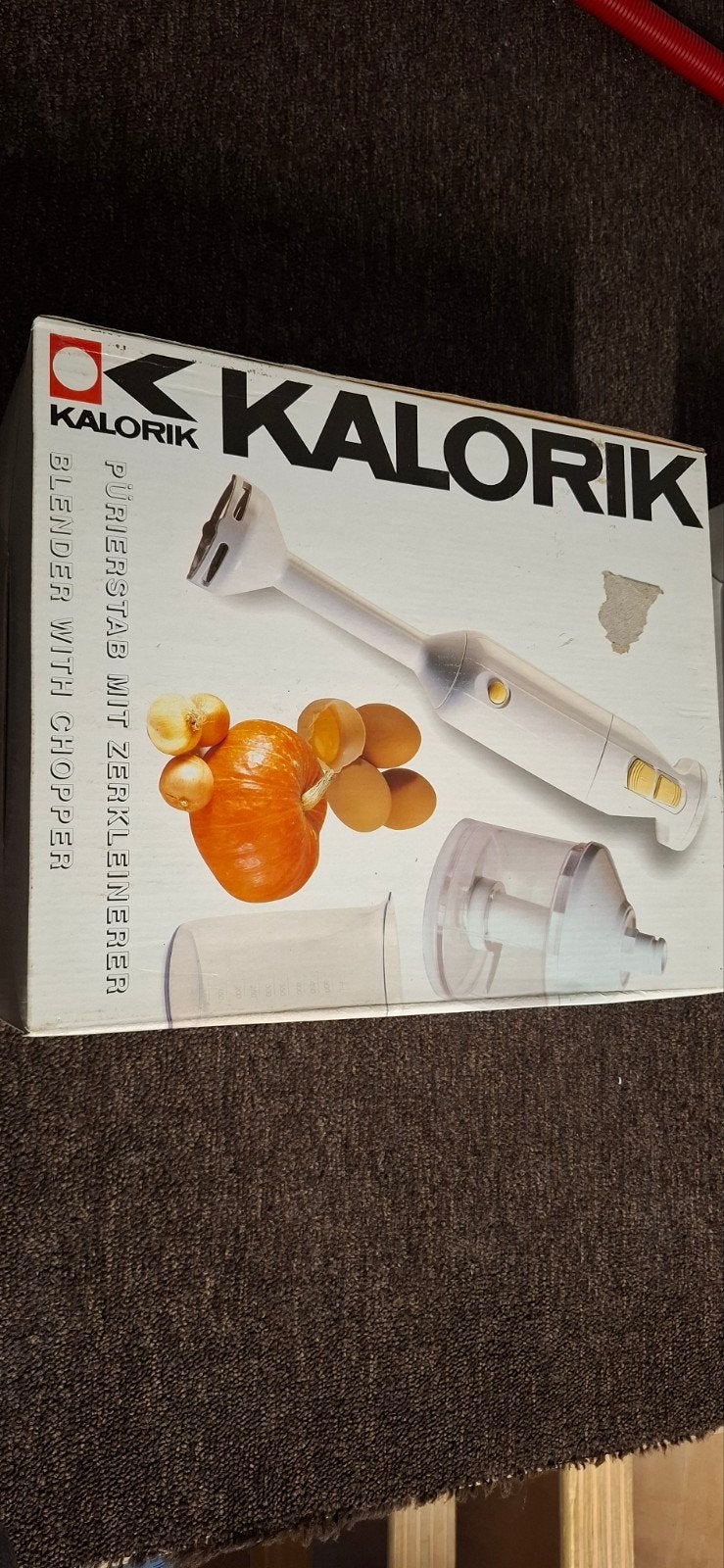 Kalorik Staafmixer met Hakmolen - Vintage Keukenapparaat, Ophalen of Verzenden, Gebruikt, Blender