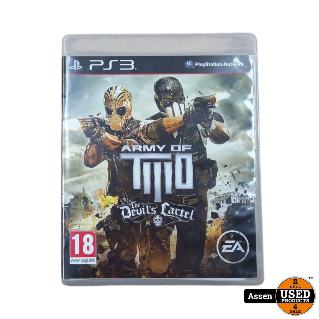 Army of Two The Devils Cartel PS3 Game, EA Sports, Gebruikt, https://help.ea.com/nl/contact-us/, 209 Redwood Shores Parkway, Redwood City, CA 94065, Verenigde Staten