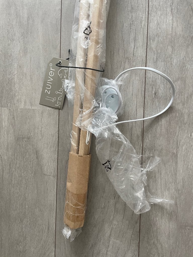 Zuiver tripod poot (NIEUW excl lampenkap), Huis en Inrichting, Lampen | Vloerlampen, 100 tot 150 cm, Nieuw, Hout, E27 (groot)