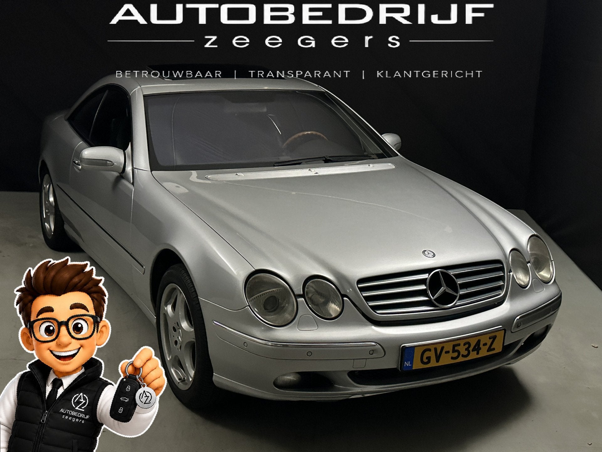 Mercedes-Benz CL-Klasse 500 *Pano*Full Options*Automaat*, Automaat, Achterwielaandrijving, Gebruikt, 8 cilinders