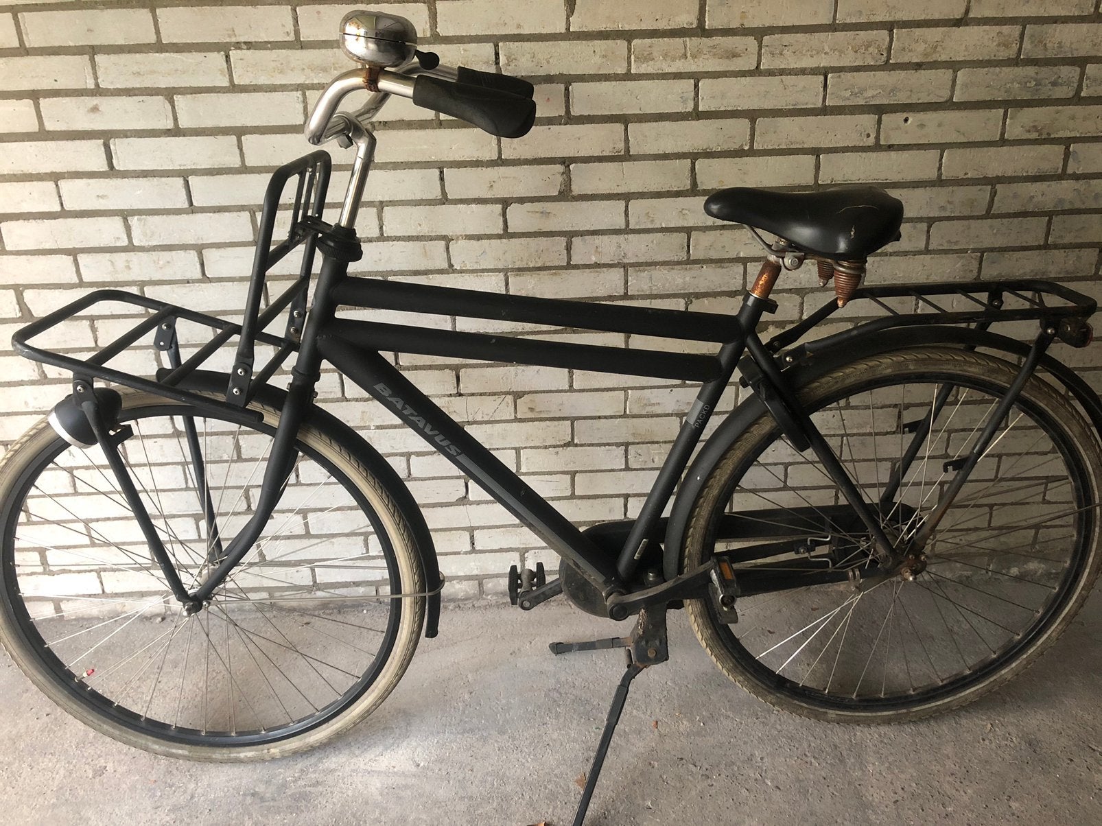 Batavus packd fiets - zwart - goede staat, Ophalen, Zo goed als nieuw, Batavus