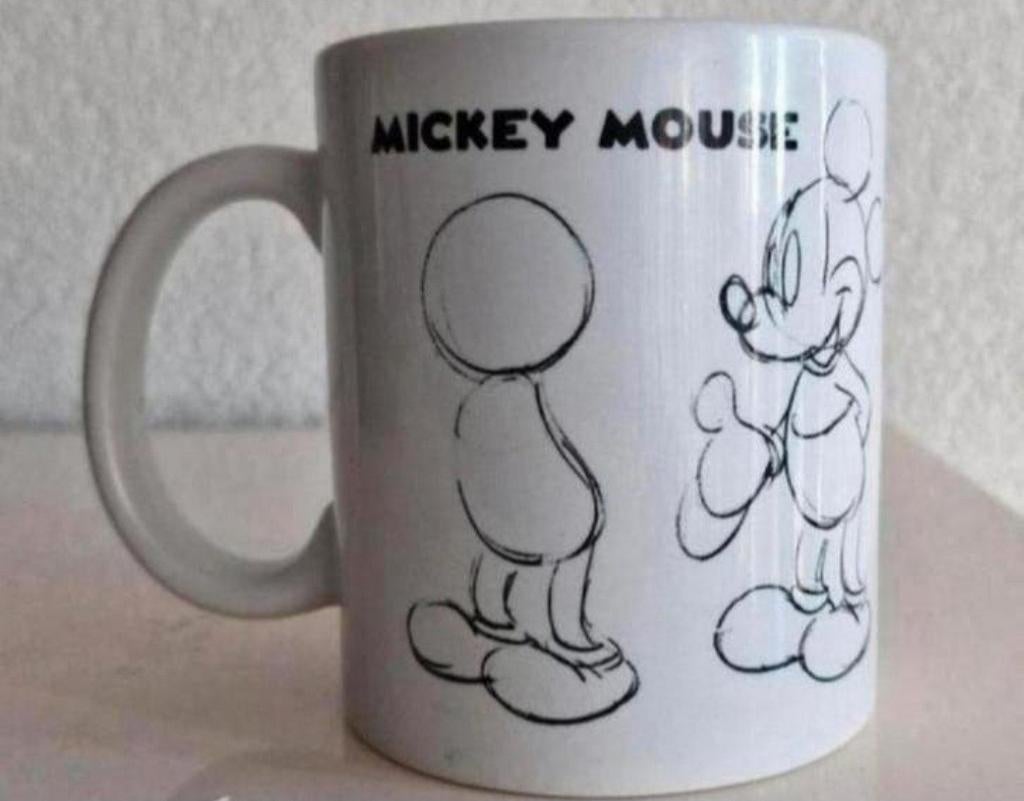 Beker Mickey Mouse, Huis en Inrichting, Keuken | Servies, Zo goed als nieuw, Kop(pen) en/of Schotel(s), Overige stijlen, Ophalen of Verzenden