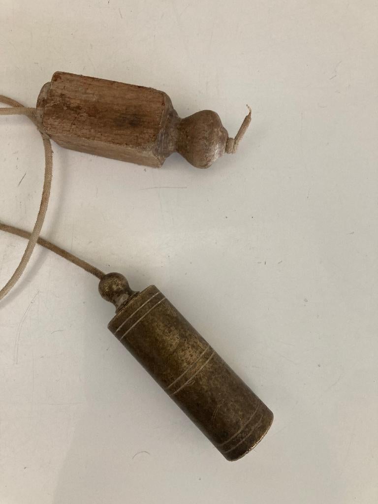 fraai antiek schietlood vintage, Ophalen of Verzenden