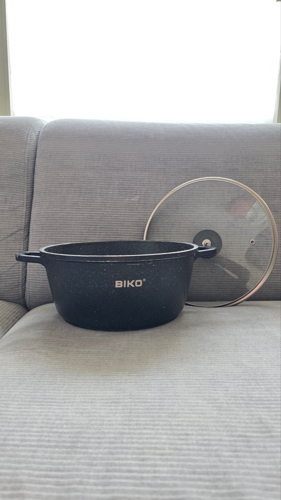 Biko Braadpan 24 cm - Nieuw, Zwart, Huis en Inrichting, Ophalen of Verzenden