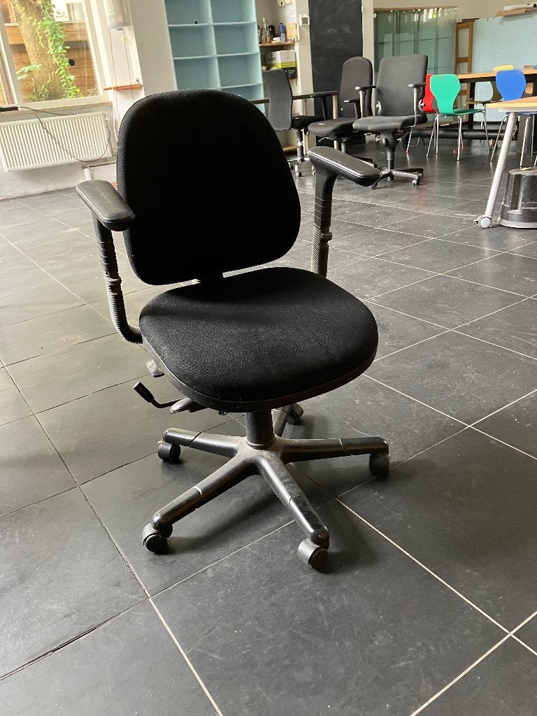 Ergonomische super Bureaustoel RH Logic 3 - zwart, Ophalen, Gebruikt, Zwart, Bureaustoel