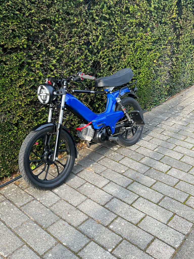 Unieke Tomos met 65cc Alukit en Jammar Clutch, Fietsen en Brommers, Ophalen, Gebruikt, Benzine, Tomos