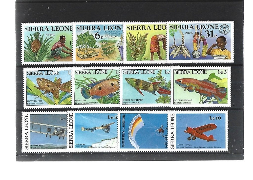 NR 77 SIERRA LEONE 3 SERIES POSTFRIS, Verzenden, Overige landen, Postfris