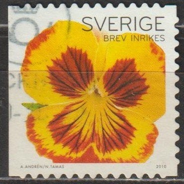 3947. Zweden 2759 gest. Bloem, Verzenden, Zweden, Gestempeld