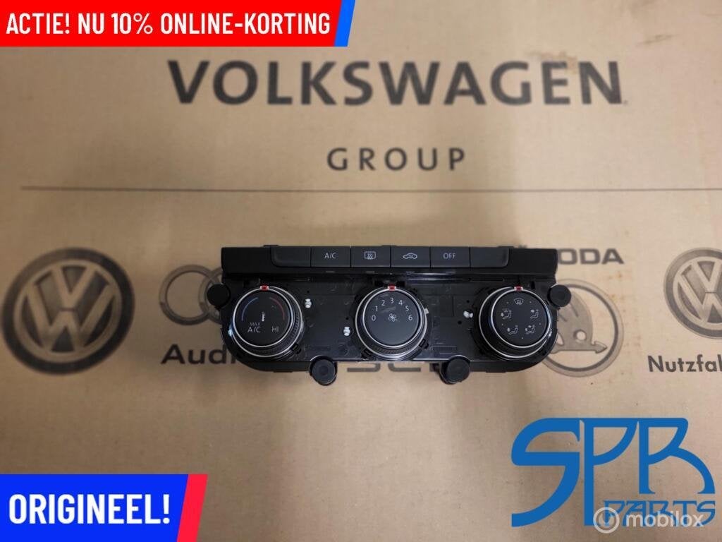 PASSAT B8 Climatronic paneel 5G0907426AF CLIMAT CONTROL UNIT, Gebruikt, Volkswagen, Ophalen of Verzenden, Volkswagen