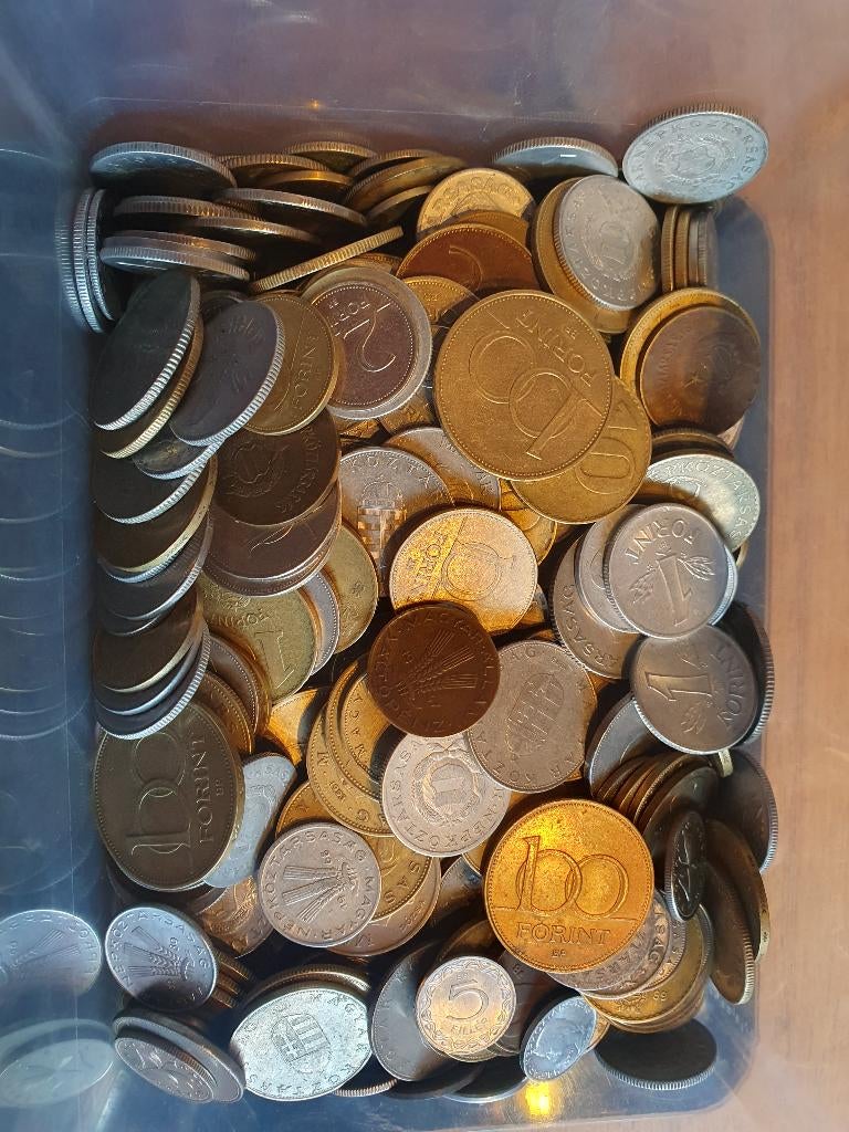 Ongeveer 1,5 kilo Hongaarse munten, Ophalen of Verzenden, Hongarije