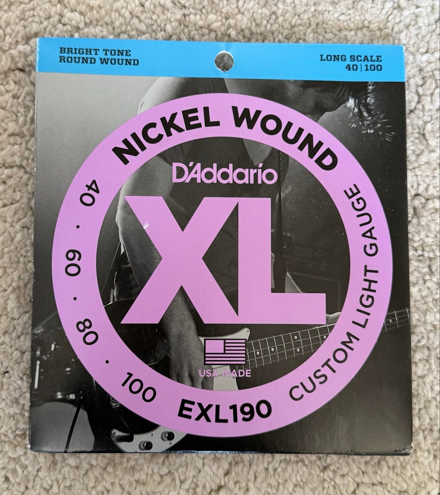 sets nieuwe D'Addario bassnaren EXL190, Verzenden, Nieuw, Overige typen