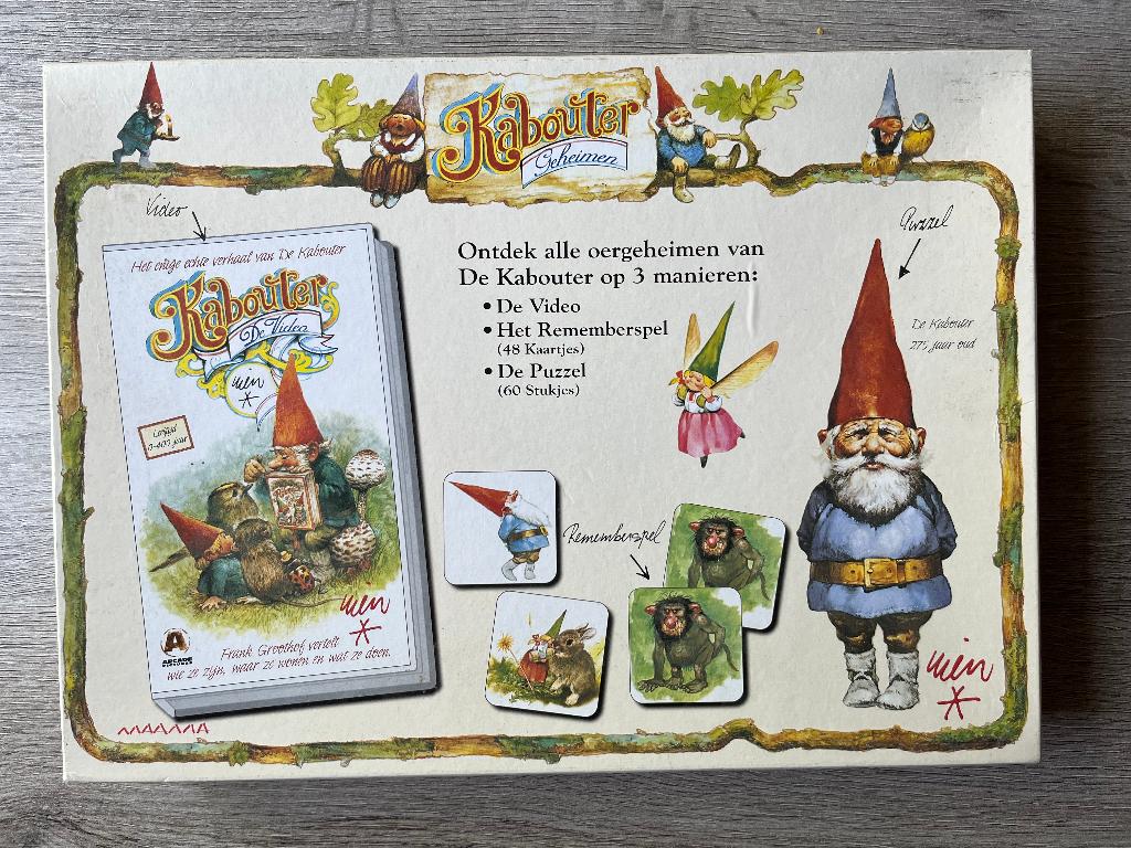 spel kaboutergeheimen, Hobby en Vrije tijd, Gezelschapsspellen | Bordspellen, Een of twee spelers, Ophalen of Verzenden, Zo goed als nieuw