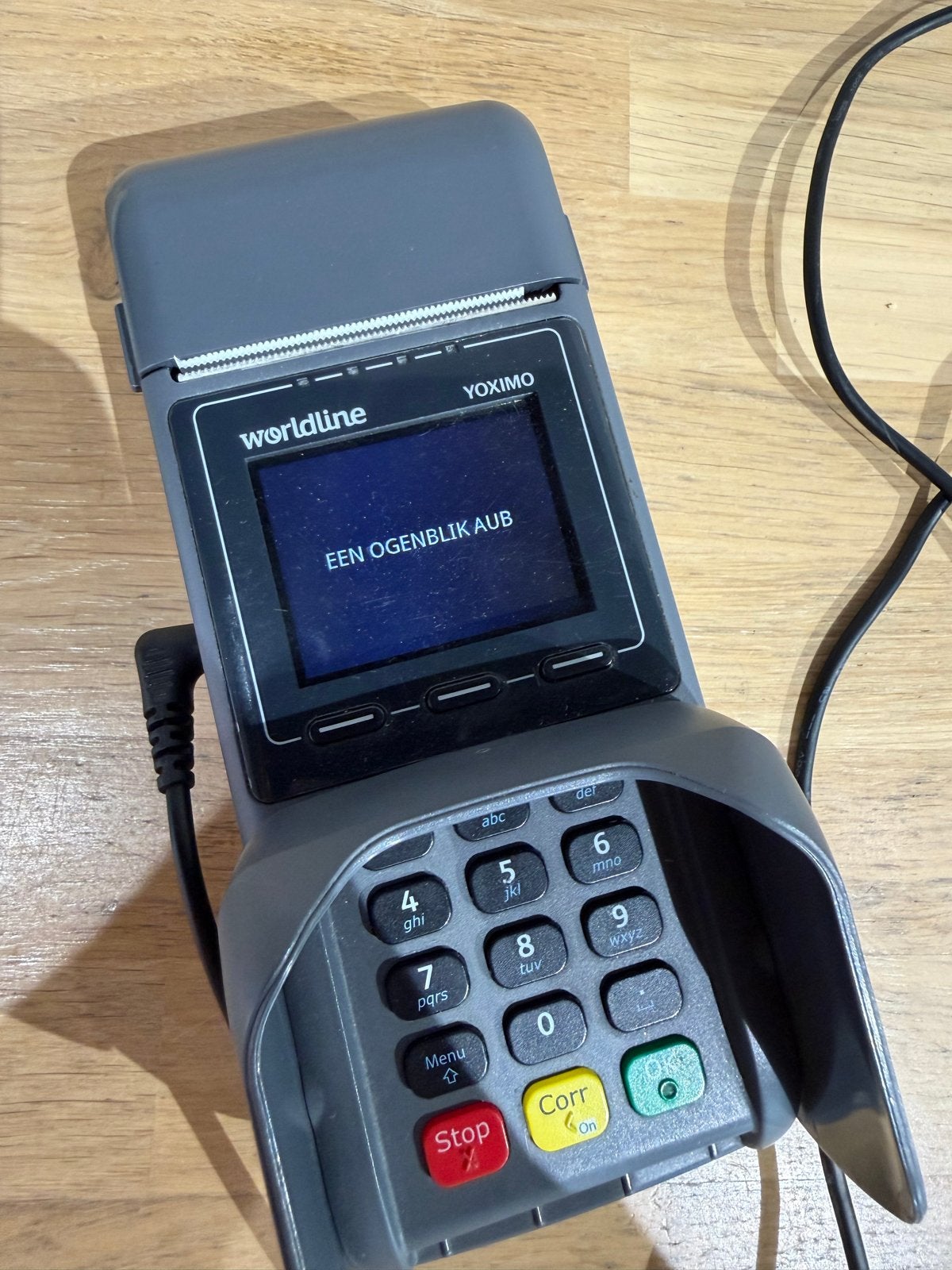 Worldline Yoximo mobiele pinautomaat met lader, Ophalen of Verzenden