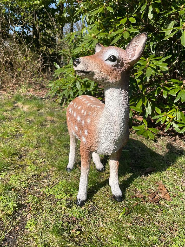 Beeld Hert, tuin, bos, gazon, boerderij 50cm, Tuin en Terras, Tuinbeelden, Ophalen, Nieuw, Kunststof, Dierenbeeld