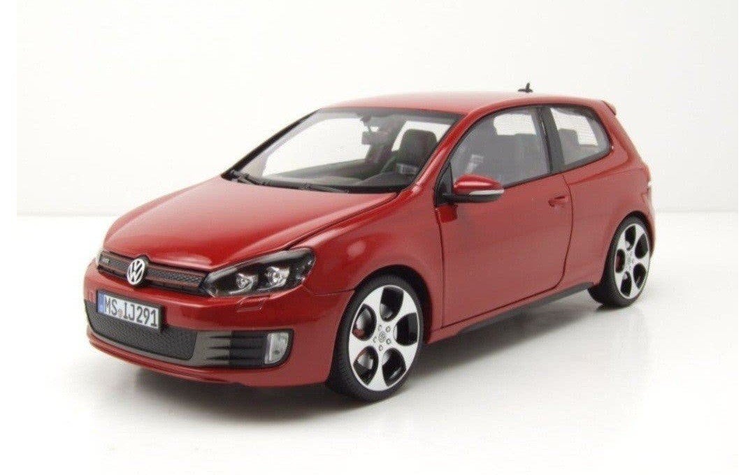 1:18 Volkswagen Golf VI GTi uit 2009 Rood Norev, Ophalen of Verzenden, Nieuw, Auto, Norev