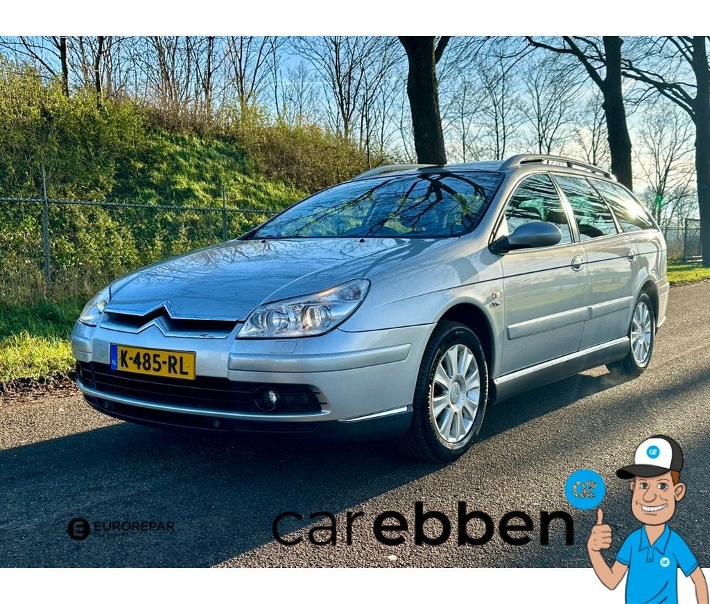 Citroën C5 Break 3.0 V6 Exclusive | 69.000 KM | Panoramadak, Auto's, Citroën, 12 maanden, Gebruikt, Zwart, 1594 kg