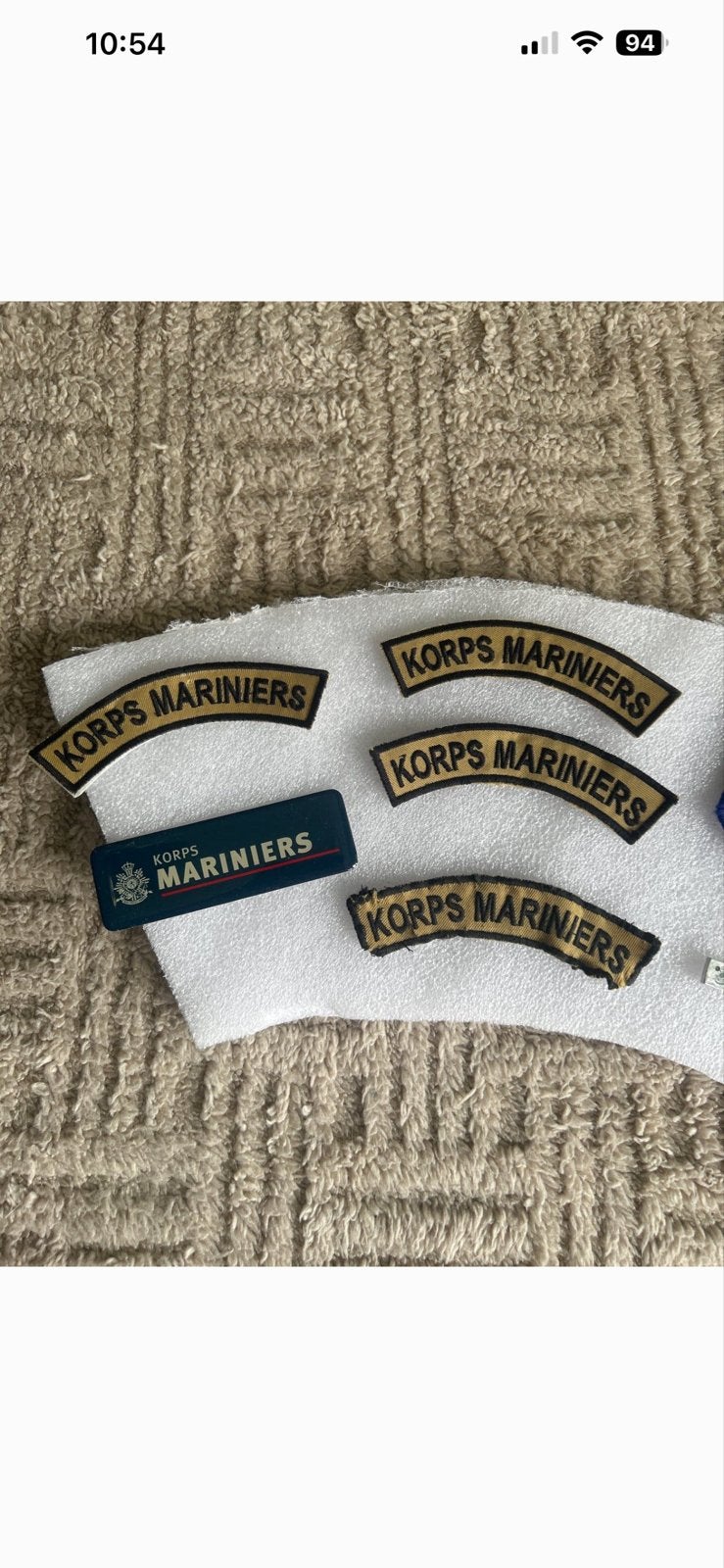 Korps Mariniers Emblemen en Badges - Diverse Collectie, Ophalen of Verzenden, Marine, Nederland, Embleem of Badge