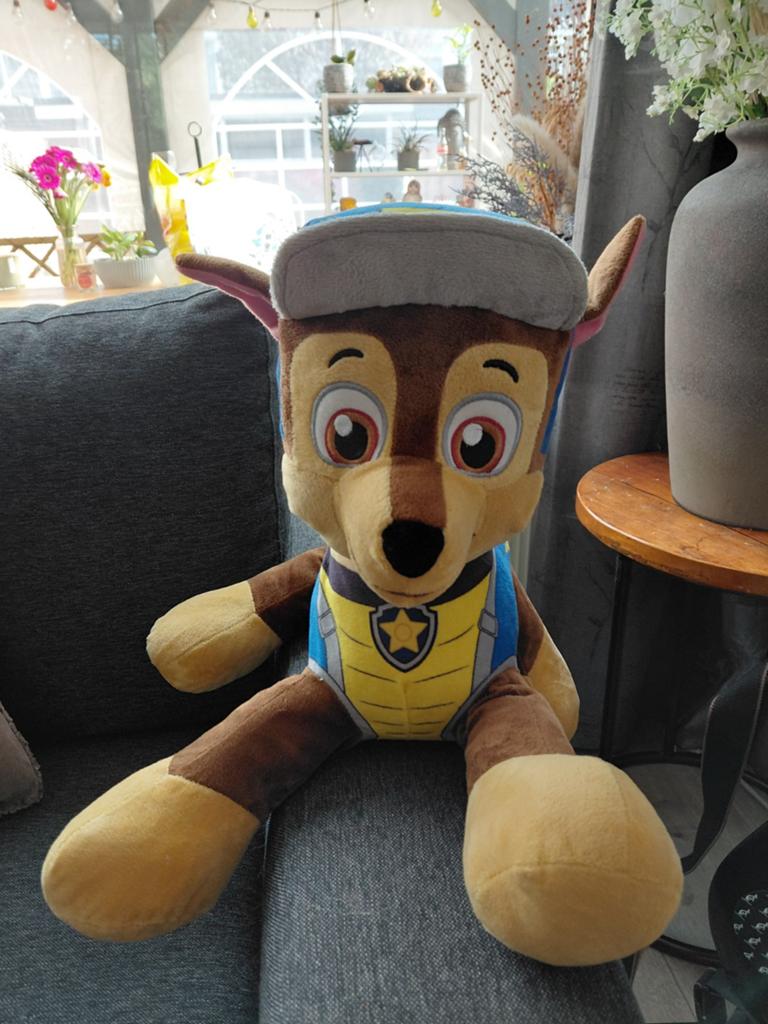 Grote Paw Patrol Chase knuffel - Zo goed als nieuw, Zo goed als nieuw, Middelgroot (20 tot 80 cm), Meerkleurig, Paw Patrol