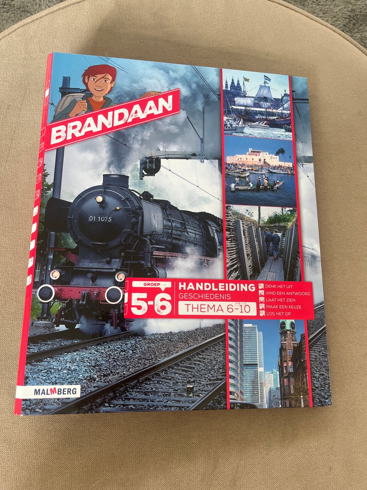 Brandaan Handleiding Geschiedenis Groep 5-6 Thema 6-10, Ophalen of Verzenden, Zo goed als nieuw