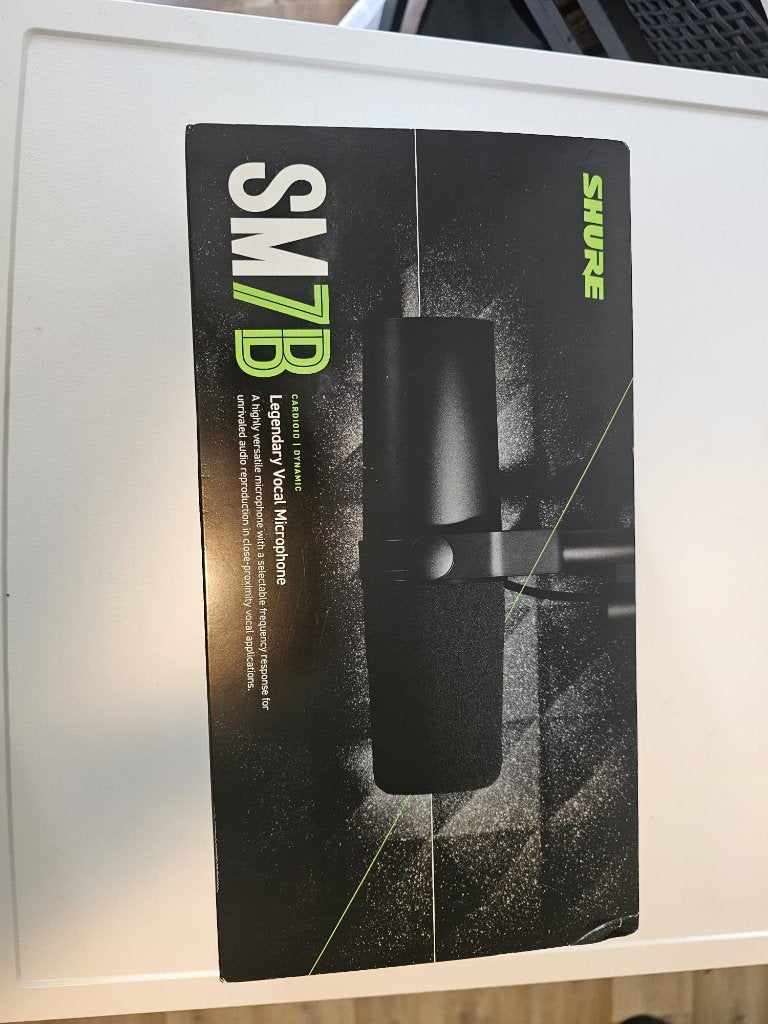 Shure SM7B Dynamische Microfoon | Nieuwstaat | Factuur, Muziek en Instrumenten, Microfoons, Ophalen, Zo goed als nieuw, Zangmicrofoon