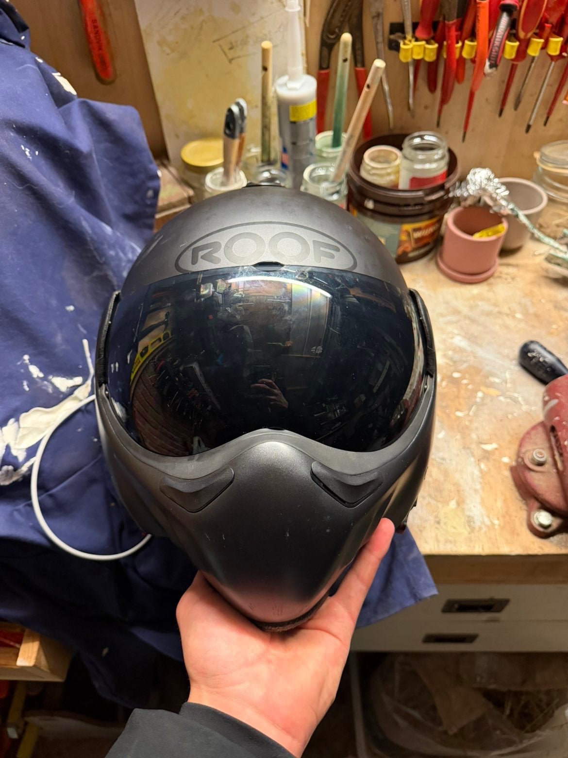 Roof boxer helm, Ophalen, Tweedehands, Systeemhelm, Overige merken