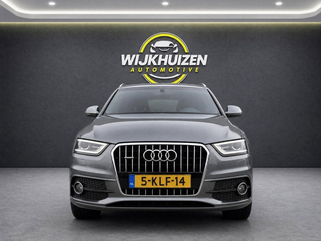 Audi Q3 2.0 TFSI quattro S-Line Automaat met Led ! 18 Inch !, Auto's, Euro 5, Zwart, 4 cilinders, Leder en Stof