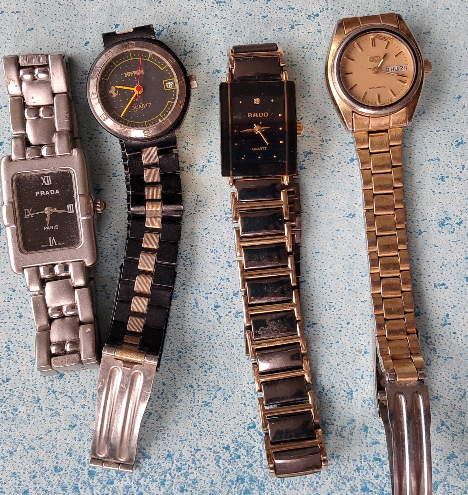 4 horloges niet lopend seiko etc, Gebruikt, Horlogestraat, @horloges, Seiko