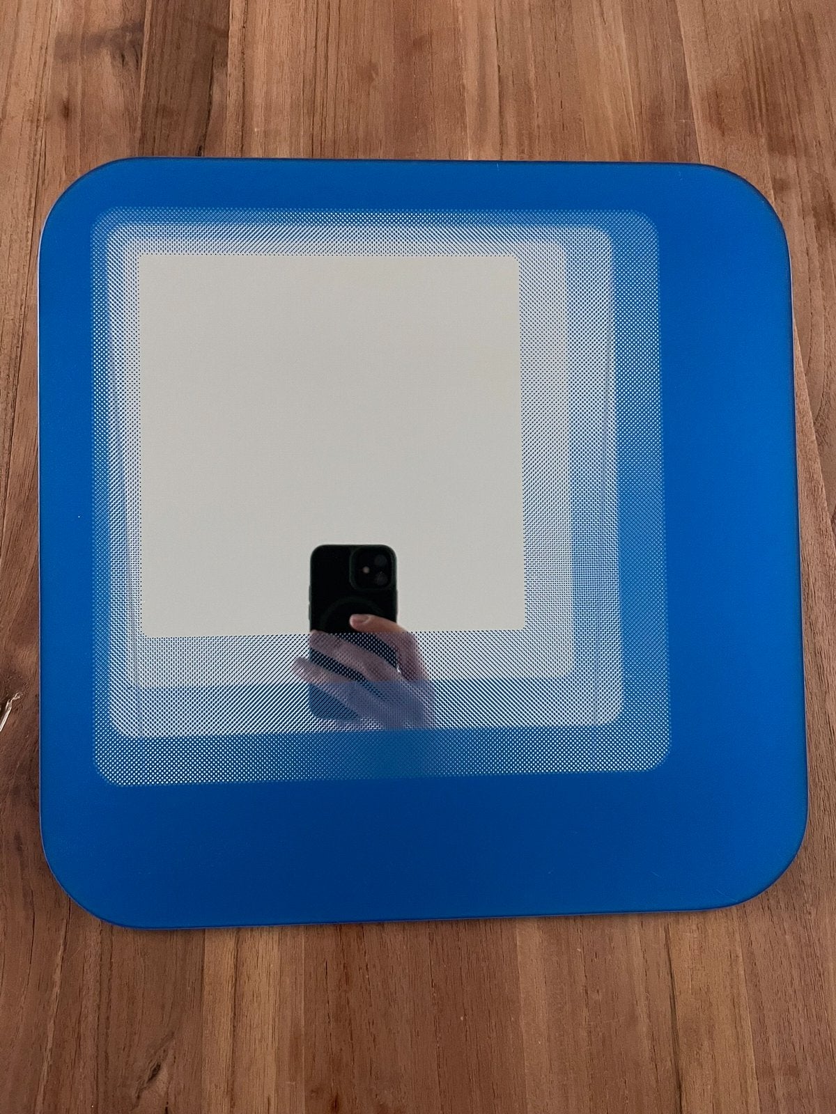 Design Spiegel Hylkje Ikea blue, Minder dan 50 cm, Ophalen of Verzenden, Zo goed als nieuw, Minder dan 100 cm
