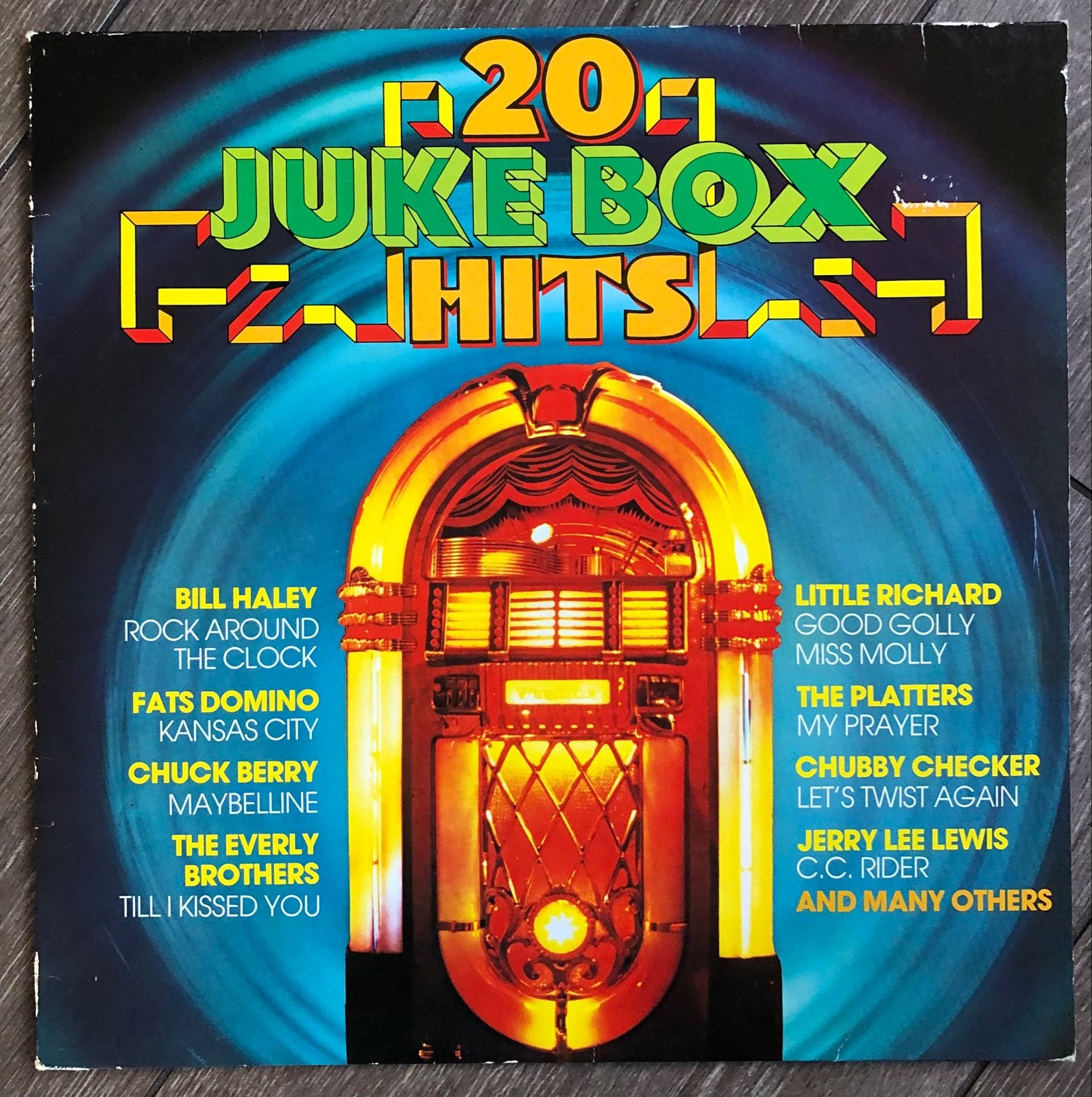 20 Jukebox Hits LP - Rock-'n-roll compilatie, Cd's en Dvd's, LP, Gebruikt, Ophalen of Verzenden, Complilatie