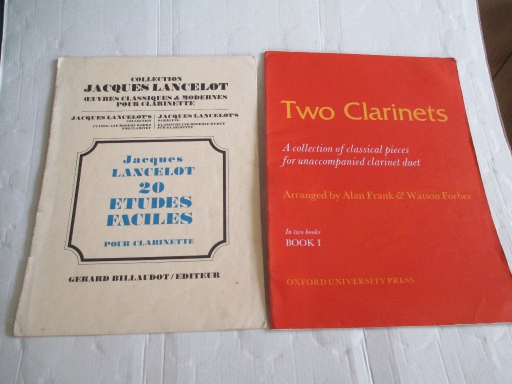 4 leerboeken voor de klarinet, Ophalen of Verzenden, Gelezen, Artiest