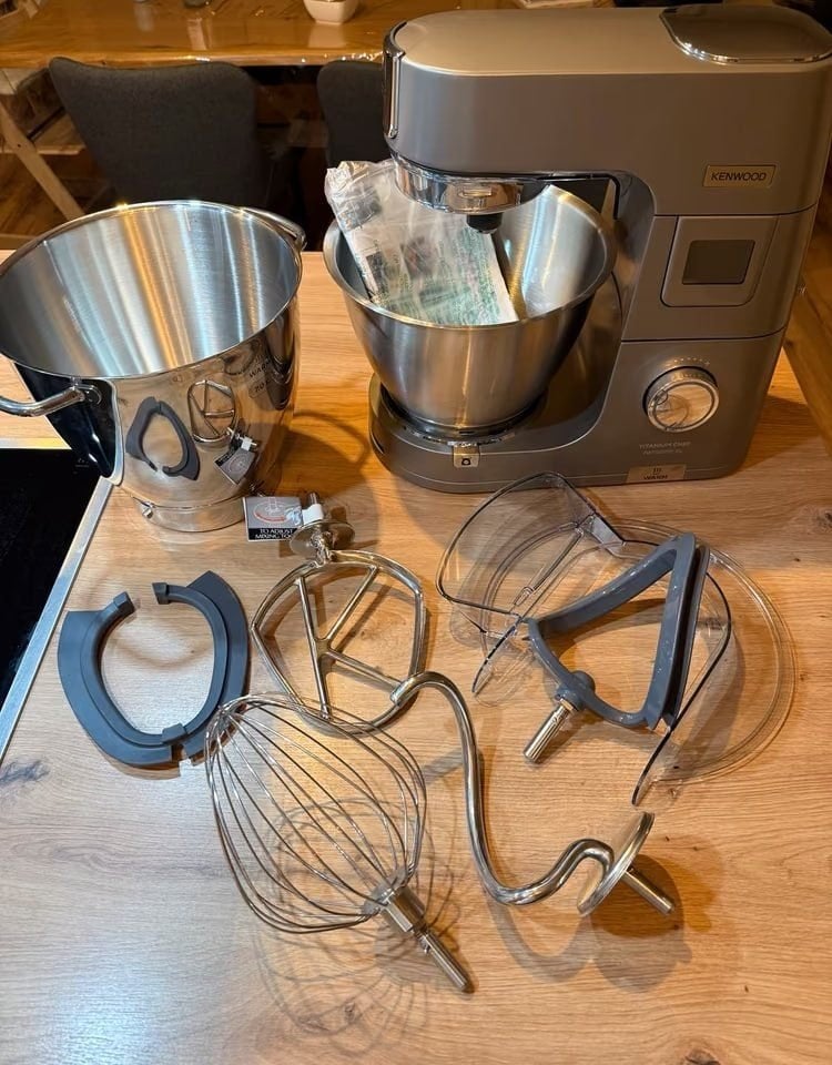 Kenwood Titanium Chef Patissier XL  – Uitstekende staat, 4 liter of meer, Ophalen of Verzenden, Zo goed als nieuw, 3 snelheden of meer