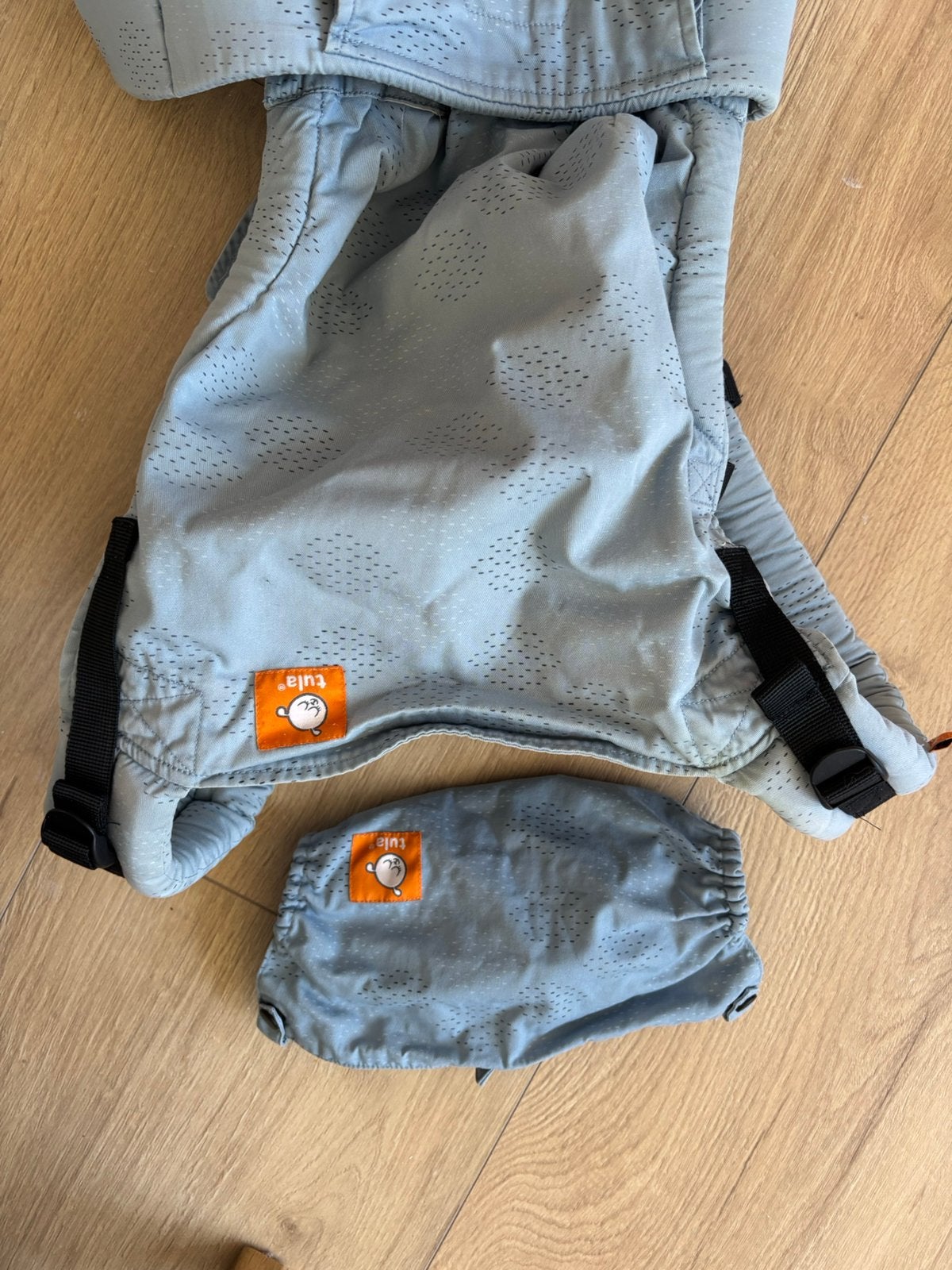 Tula free to grow draagzak lichtblauw, Overige merken, Gebruikt, Ophalen of Verzenden, Rug