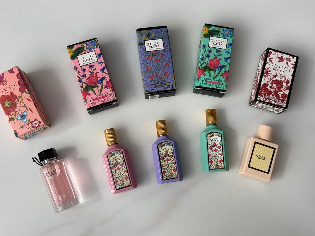 Gucci bloom en flora mini parfum, Ophalen of Verzenden, Nieuw