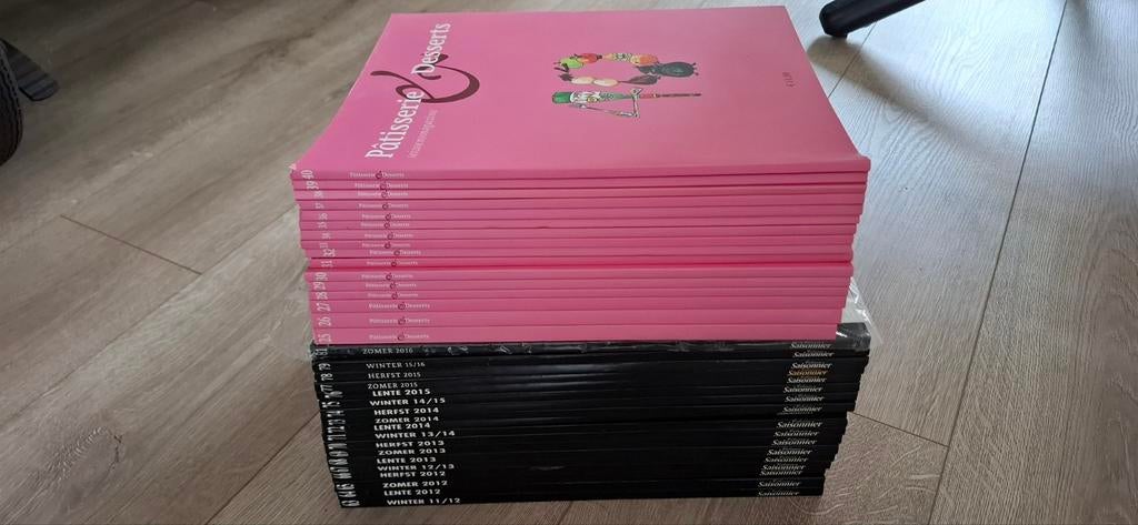 Culinaire Saisonnier (18x) + Pâtisserie & Desserts (16x), Ophalen, Zo goed als nieuw