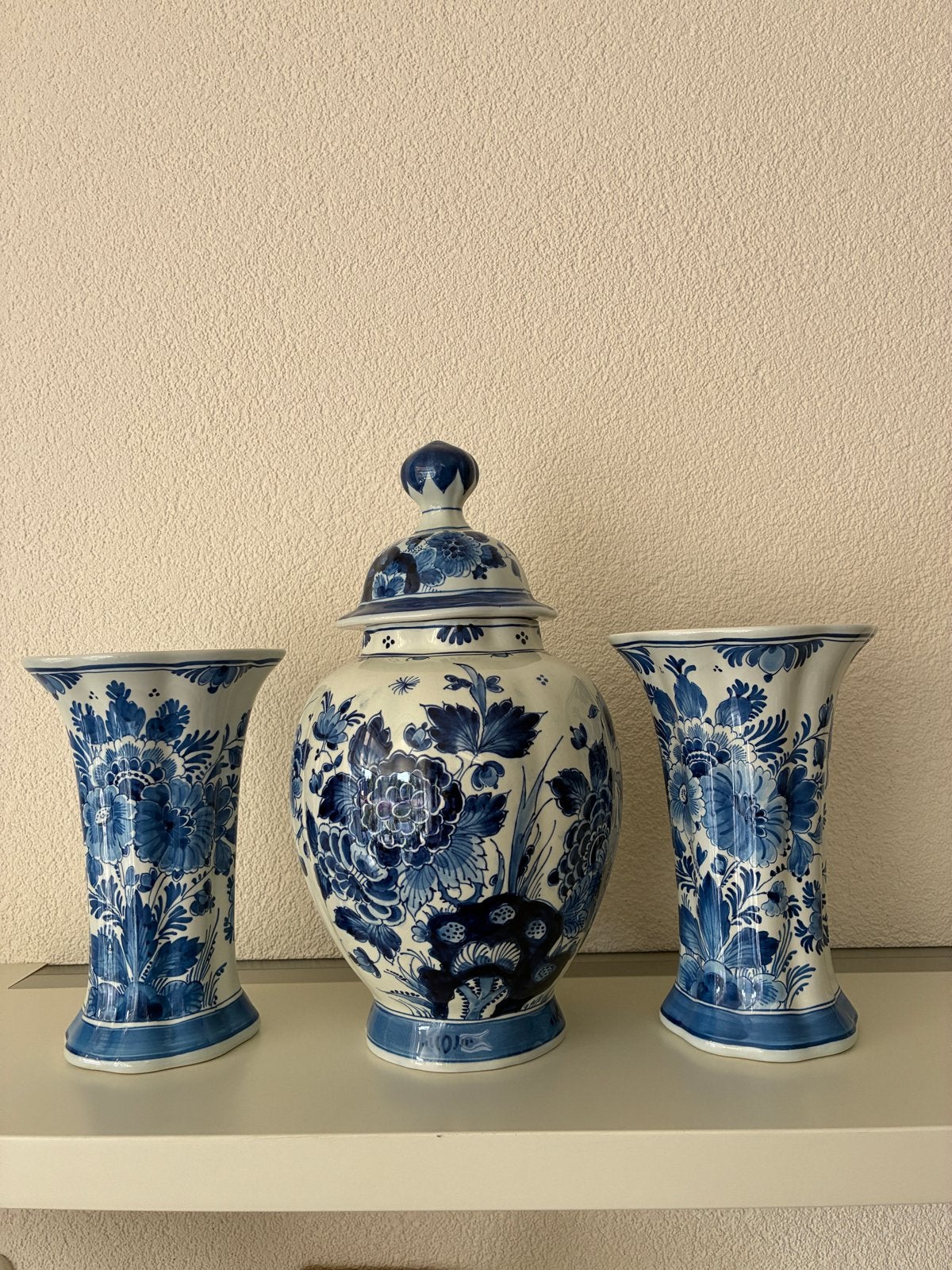 Antieke Delfts Blauwe Vaas 1906, Antiek en Kunst, Antiek | Vazen, Ophalen