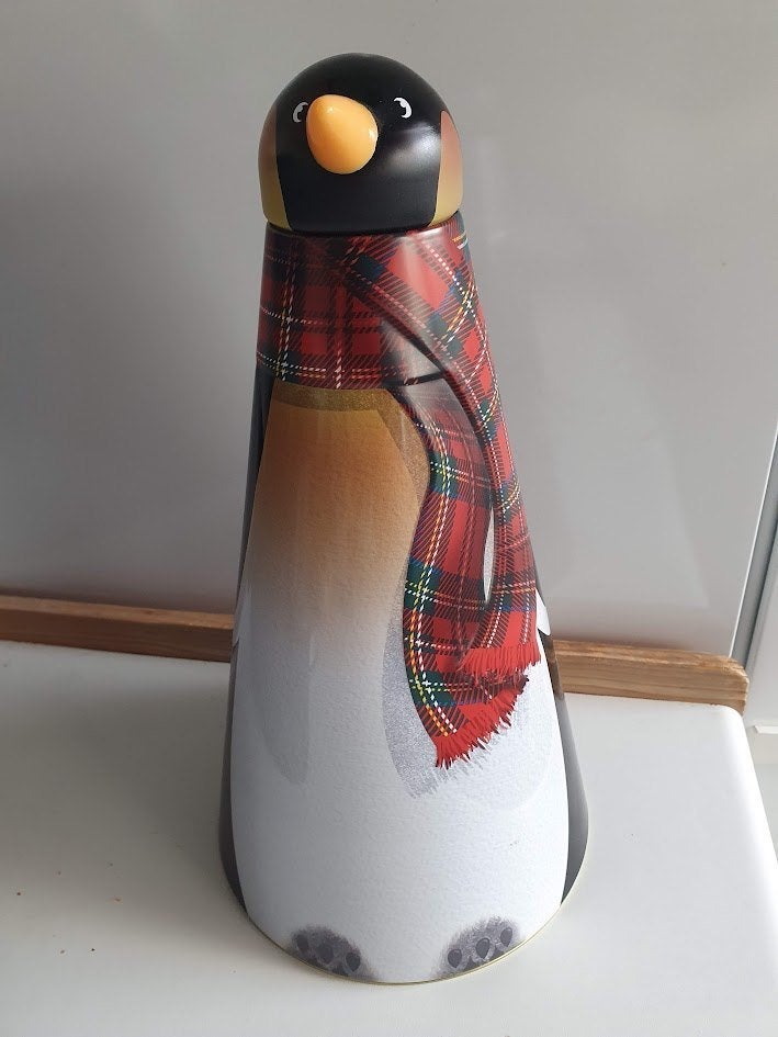 Koektrommel Pinguin, Verzamelen, Blikken, Gebruikt, Koek(jes), Overige merken, Ophalen of Verzenden