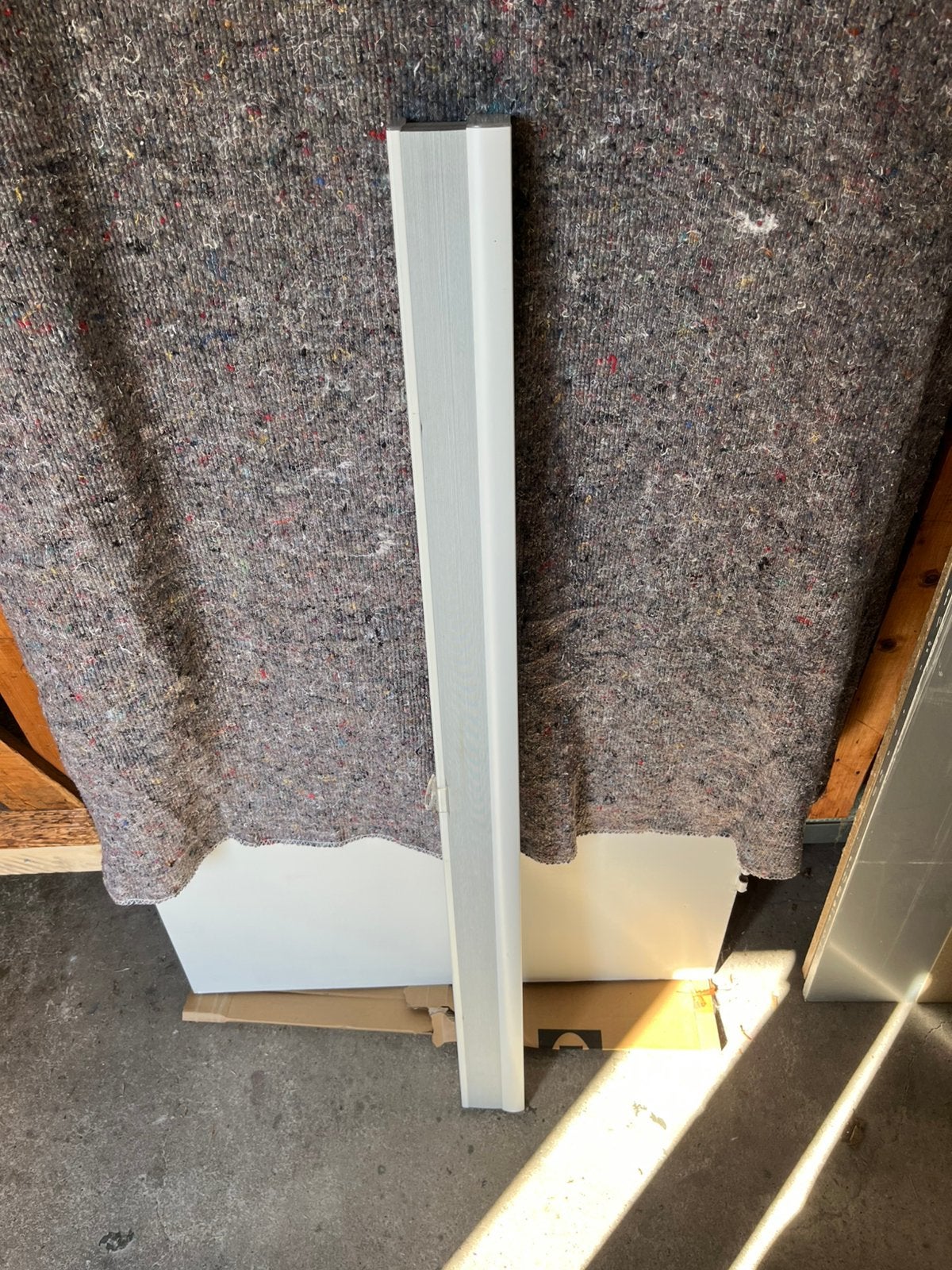 Wit verduisterend plisségordijn Trippevals (IKEA), Ophalen, 120 cm, Gebruikt, Verduisterend