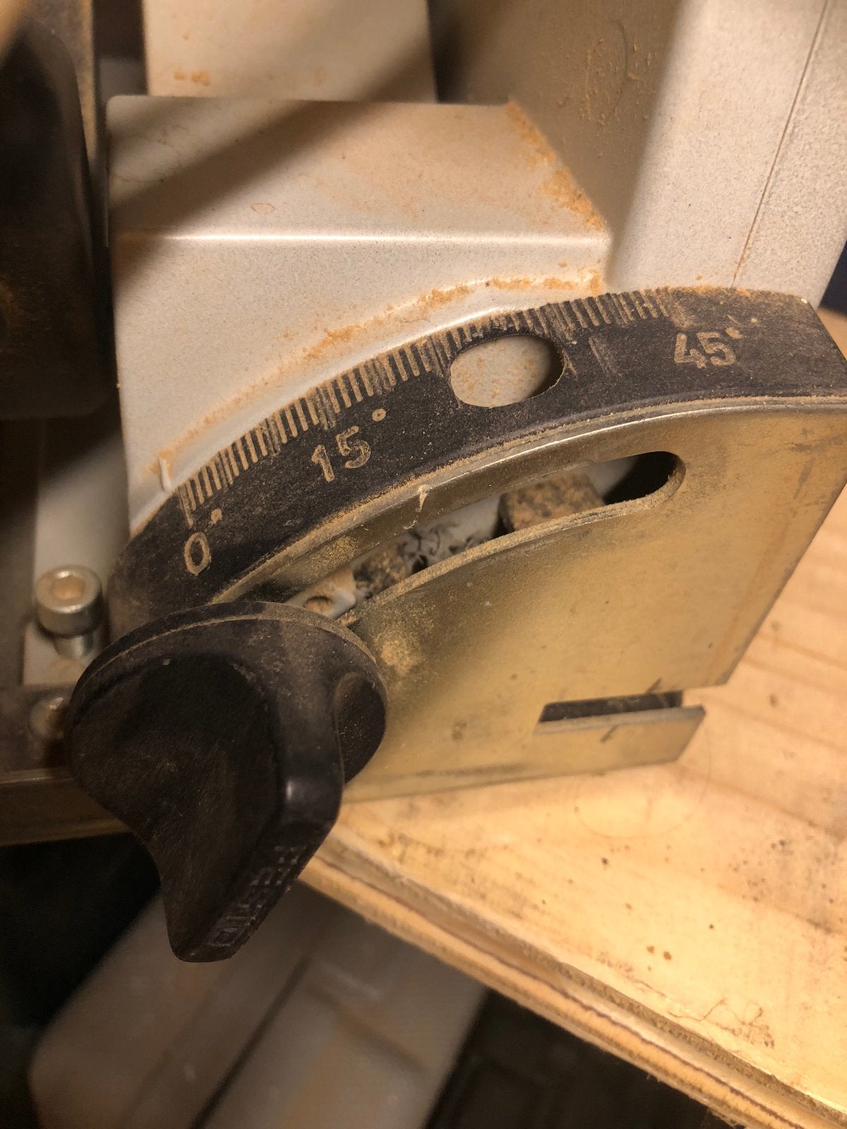 Festool cirkelzaag, Ophalen, Gebruikt