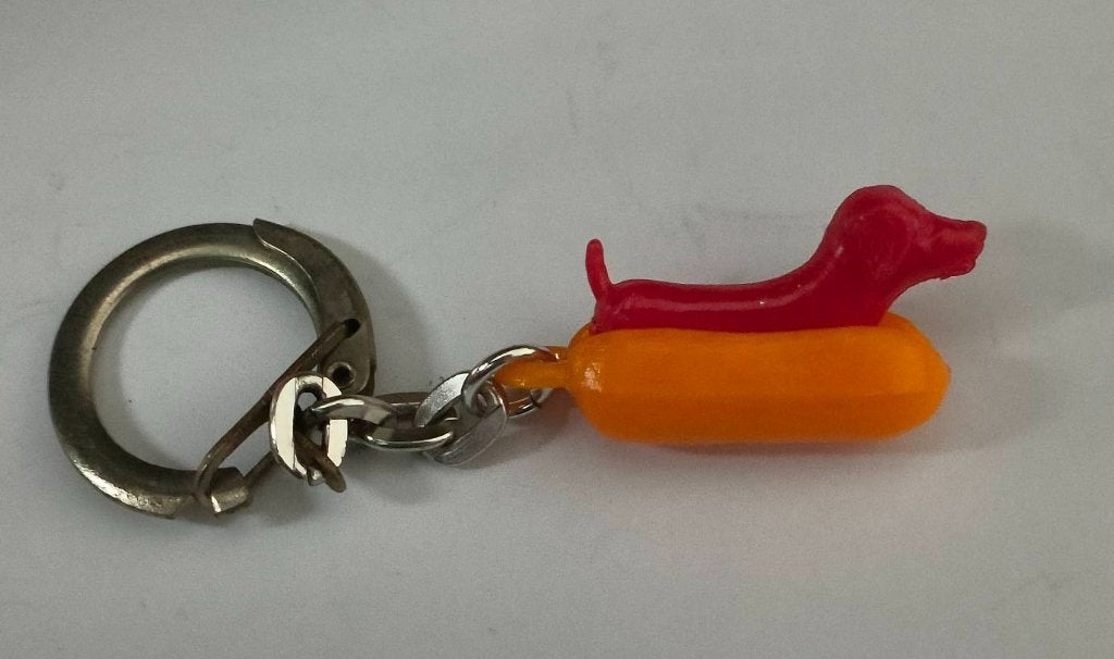 Hotdog sleutelhanger, Ophalen of Verzenden, Zo goed als nieuw, Overige typen