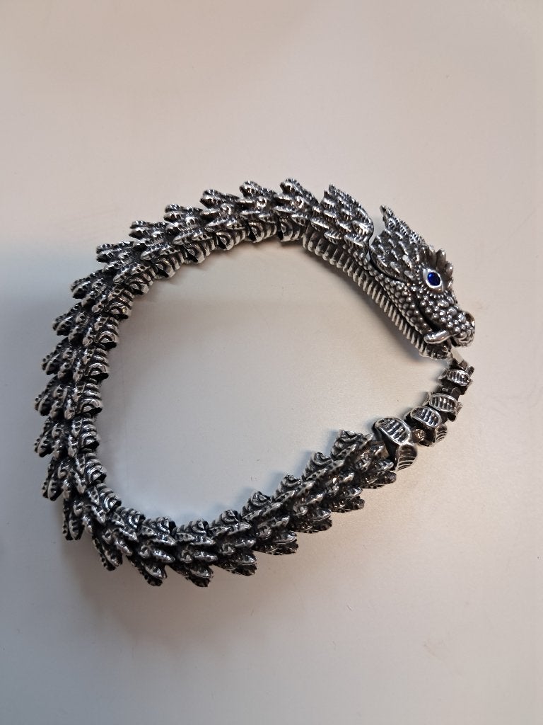 Stoere Draken Armband 20 cm, Staal, Nieuw, DEVENTER, Kansenkoop@gmail.com