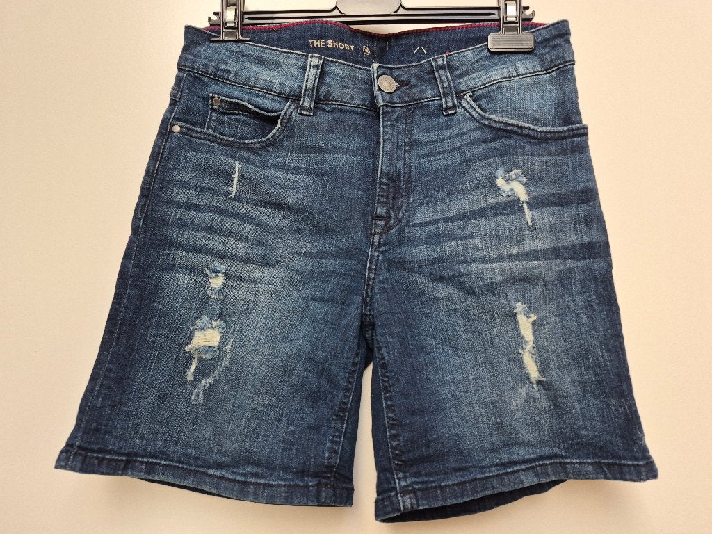 C&A Yessica blauw korte spijkerbroek / jeans / short maat 36, Kleding | Dames, Blauw, Ophalen of Verzenden, Zo goed als nieuw