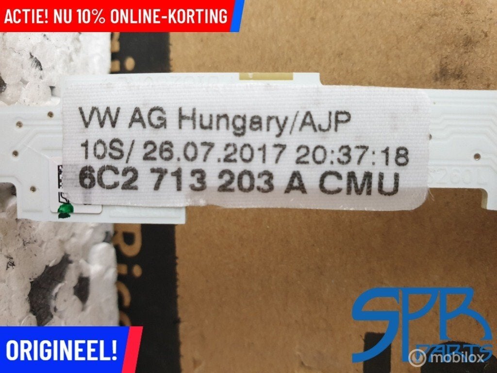 UK ENGELS RHD DSG Pook RAND OMLIJSTING Polo 6C 6C2713203A, Volkswagen, Nieuw, Ophalen of Verzenden, Volkswagen